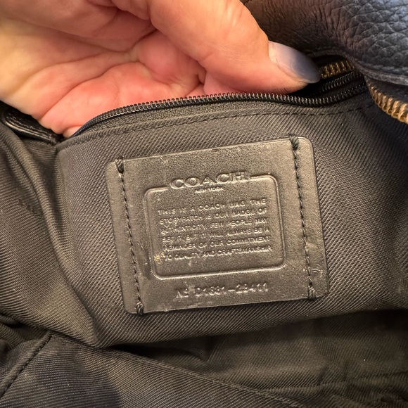 Coach Black Pebbled Leather Camera Crossbody Bag - Picture 12 of 15